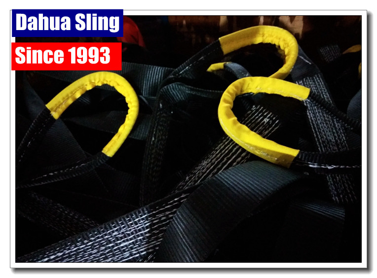 3 cale Yellow Recovery Tow Straps 30000lb Long Tow Truck Związać pasy